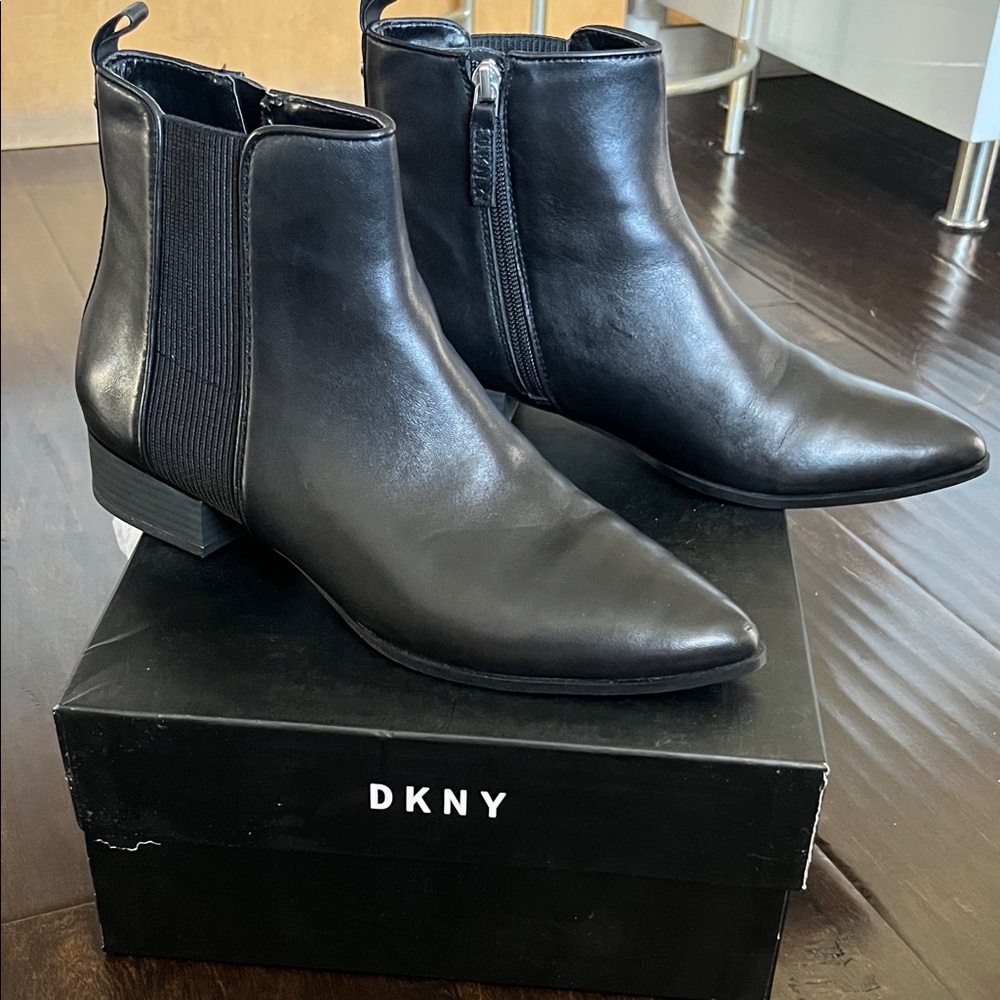 DKNY women  Black Ankle Boots